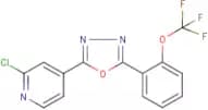 2-Chloro-4-{5-[2-(trifluoromethoxy)phenyl]-1,3,4-oxadiazol-2-yl}pyridine