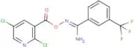 O1-[(2,5-dichloro-3-pyridyl)carbonyl]-3-(trifluoromethyl)benzene-1-carbohydroximamide