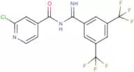 N-[[3,5-bis(trifluoromethyl)phenyl](imino)methyl]-2-chloroisonicotinamide