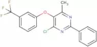 4-Chloro-6-methyl-2-phenyl-5-[3-(trifluoromethyl)phenoxy]pyrimidine