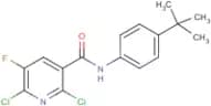 N-[4-(tert-butyl)phenyl]-2,6-dichloro-5-fluoronicotinamide