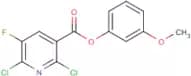 3-methoxyphenyl 2,6-dichloro-5-fluoronicotinate