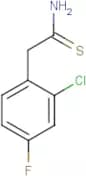 2-(2-Chloro-4-fluorophenyl)ethanethioamide