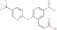 3-(5-nitro-2-{[5-(trifluoromethyl)-2-pyridyl]thio}phenyl)acrylic acid