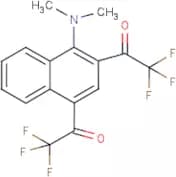 2,4-Bis(trifluoroacetyl)-1-(N,N-dimethylamino)naphthalene