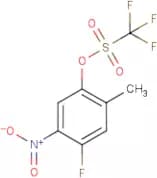4-Fluoro-2-methyl-5-nitrophenyl trifluoromethanesulfonate