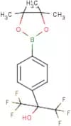 1,1,1,3,3,3-Hexafluoro-2-(4-(4,4,5,5-tetramethyl-1,3,2-dioxaborolan-2-yl)phenyl)propan-2-ol