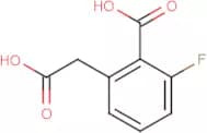 2-(Carboxymethyl)-6-fluorobenzoic acid