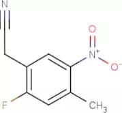 2-(2-Fluoro-4-methyl-5-nitrophenyl)acetonitrile