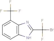 2-[Bromo(difluoro)methyl]-4-(trifluoromethyl)-1H-benzimidazole