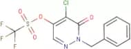 2-Benzyl-4-chloro-5-[(trifluoromethyl)sulphonyloxy]-2H-pyridazin-3-one