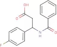 3-(Benzoylamino)-3-(4-fluorophenyl)propanoic acid