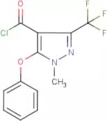 1-Methyl-5-phenoxy-3-(trifluoromethyl)-1H-pyrazole-4-carbonyl chloride
