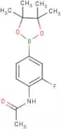 4-Acetamido-3-fluorobenzeneboronic acid, pinacol ester