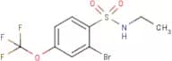 2-Bromo-N-ethyl-4-(trifluoromethoxy)benzenesulphonamide