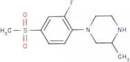 1-[2-Fluoro-4-(methylsulphonyl)phenyl]-3-methylpiperazine
