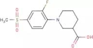 1-[2-Fluoro-4-(methylsulphonyl)phenyl]piperidine-3-carboxylic acid