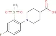 1-[4-Fluoro-2-(methylsulphonyl)phenyl]piperidine-4-carboxylic acid
