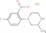 1-(4-Fluoro-2-nitrophenyl)-3-methylpiperazine hydrochloride