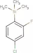 Trimethyl(4-chloro-2-fluorophenyl)silane