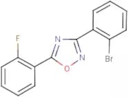 3-(2-Bromophenyl)-5-(2-fluorophenyl)-1,2,4-oxadiazole