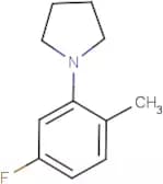 1-(5-Fluoro-2-methylphenyl)pyrrolidine
