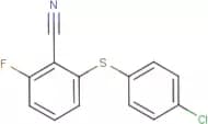 2-Fluoro-6-(4-chlorophenylthio)benzonitrile
