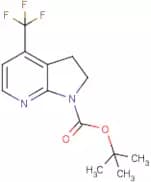 4-(Trifluoromethyl)-2,3-dihydropyrrolo[2,3-b]pyridine, N1-BOC protected