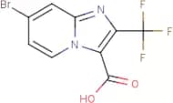 7-Bromo-2-(trifluoromethyl)imidazo[1,2-a]pyridine-3-carboxylic acid