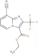 Ethyl 8-cyano-2-(trifluoromethyl)imidazo[1,2-a]pyridine-3-carboxylate