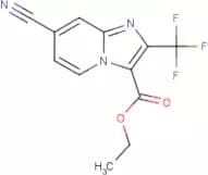 Ethyl 7-cyano-2-(trifluoromethyl)imidazo[1,2-a]pyridine-3-carboxylate