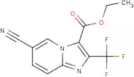 Ethyl 6-cyano-2-(trifluoromethyl)imidazo[1,2-a]pyridine-3-carboxylate