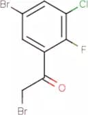 5-Bromo-3-chloro-2-fluorophenacyl bromide