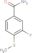 3-Fluoro-4-(methylthio)benzamide