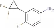4-Fluoro-3-(2,2-difluorocyclopropyl)benzenamine