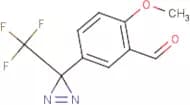 5-(3-(Trifluoromethyl)-3H-diazirin-3-yl)-2-methoxybenzaldehyde