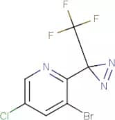 3-Bromo-5-chloro-2-(3-(trifluoromethyl)-3H-diazirin-3-yl)pyridine