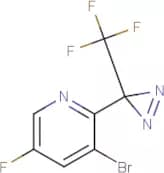 3-Bromo-5-fluoro-2-(3-(trifluoromethyl)-3H-diazirin-3-yl)pyridine