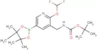 tert-Butyl (2-(difluoromethoxy)-5-(4,4,5,5-tetramethyl-1,3,2-dioxaborolan-2-yl)pyridin-3-yl)methyl…