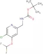 tert-Butyl (5-chloro-4-(difluoromethoxy)pyridin-2-yl)methylcarbamate