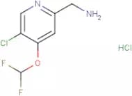 (5-Chloro-4-(difluoromethoxy)pyridin-2-yl)methanamine hydrochloride