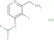 (4-(Difluoromethoxy)-3-fluoropyridin-2-yl)methanamine hydrochloride