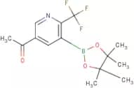 1-(6-(Trifluoromethyl)-5-(4,4,5,5-tetramethyl-1,3,2-dioxaborolan-2-yl)pyridin-3-yl)ethanone