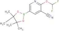 2-(Difluoromethoxy)-5-(4,4,5,5-tetramethyl-1,3,2-dioxaborolan-2-yl)pyridine-3-carbonitrile