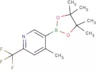2-(Trifluoromethyl)-4-methyl-5-(4,4,5,5-tetramethyl-1,3,2-dioxaborolan-2-yl)pyridine