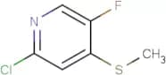 2-Chloro-5-fluoro-4-(methylthio)pyridine