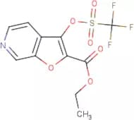 Ethyl 3-{[(trifluoromethyl)sulphonyl]oxy}furo[2,3-c]pyridine-2-carboxylate