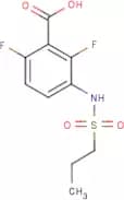 2,6-Difluoro-3-[(propylsulphonyl)amino]benzoic acid