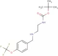 N'-[4-(Trifluoromethoxy)benzyl]ethane-1,2-diamine, N-BOC protected