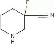 3-Fluoropiperidine-3-carbonitrile